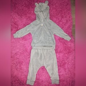 Baby boys terry cloth feel track suit